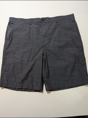 Tommy Hilfiger Dark Gray Flat-Front Men's Shorts